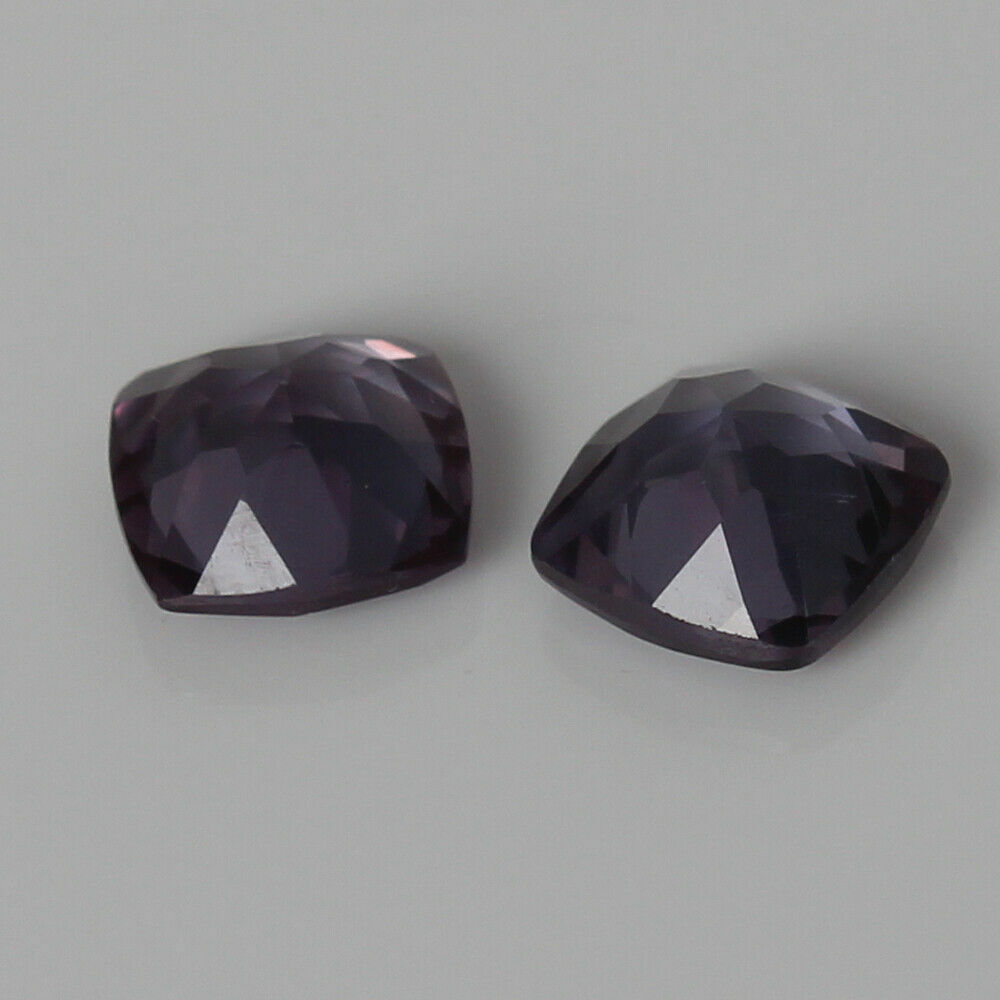 7.00mm Pair Natural Loose Gemstone Color Changing Alexandrite 4.30 Ct Square Cut