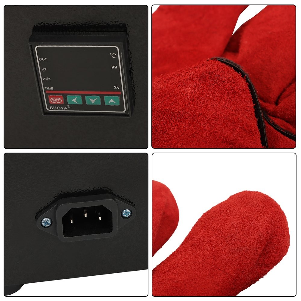 3KG Refining Casting Furnace Electric Metal Melting Furnace Forge Kit+Mesh
