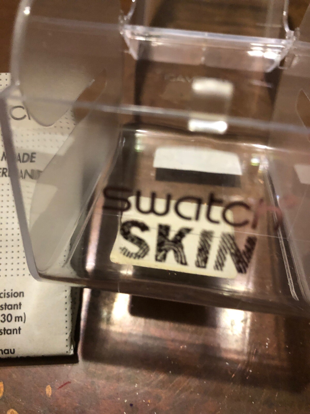 Swatch Watch Skin Originals New GV115B Purple Sunset 2001 Fall Winter Never Worn