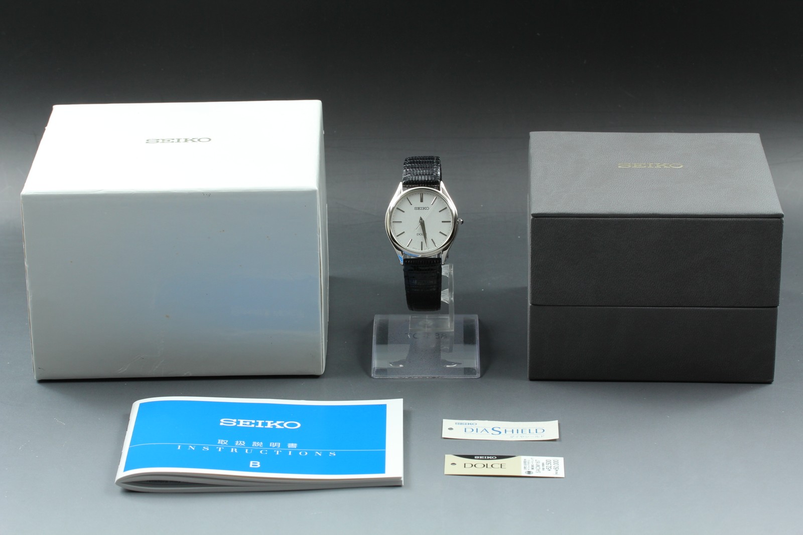 [MINT w/Box] SEIKO Dolce 8J41-0AJ0 Silver Quartz Men’s Vintage Watch From Japan
