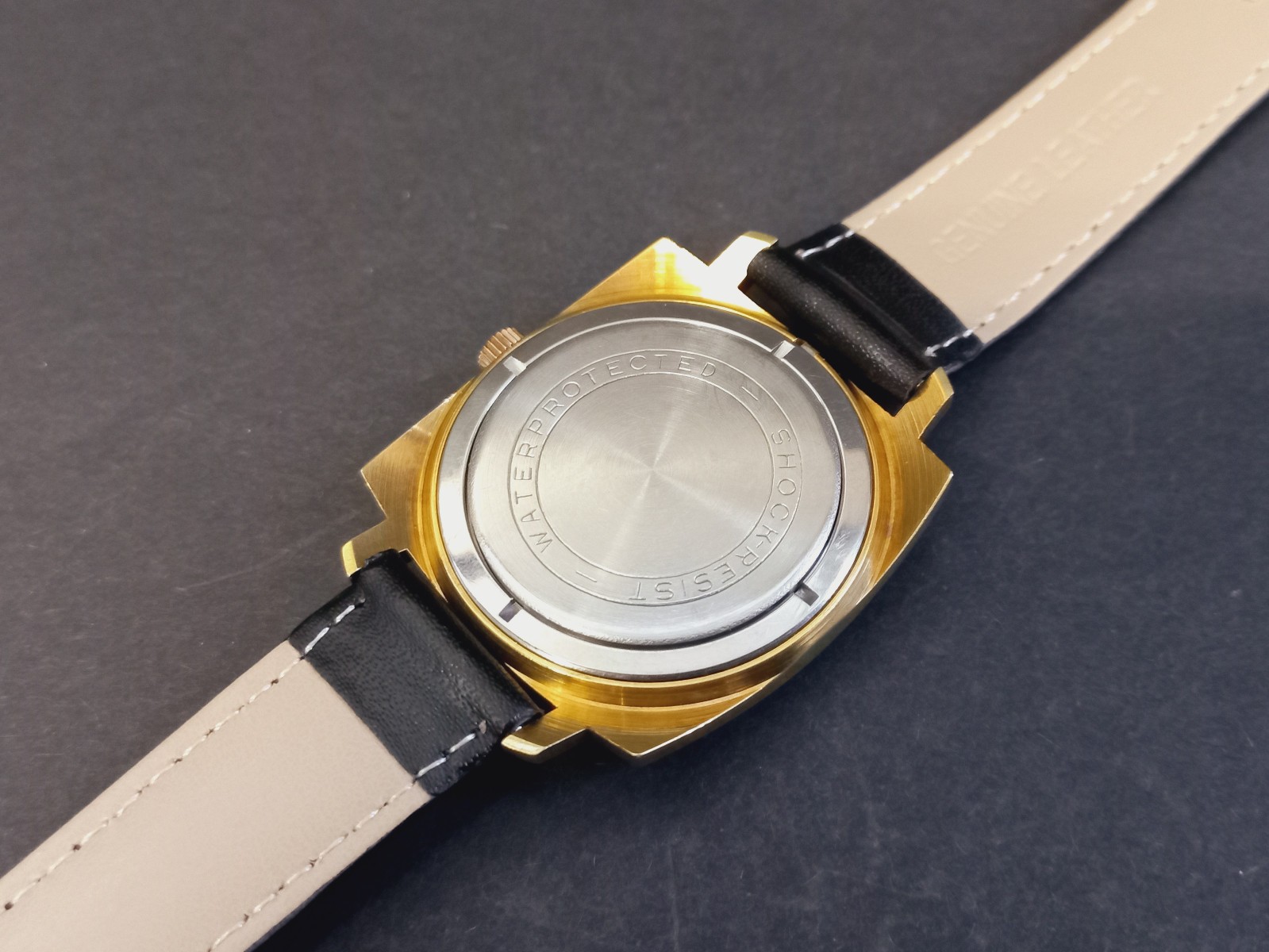 Soviet Vintage Watch Raketa, Rare Mechanical Gilded Watch USSR