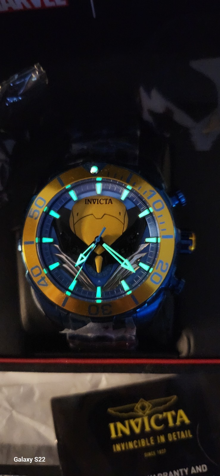 Invicta WOLVERINE MARVEL M#43605 #79 of 4,000 Chronograph Bracelet 50mm IM-Q-064