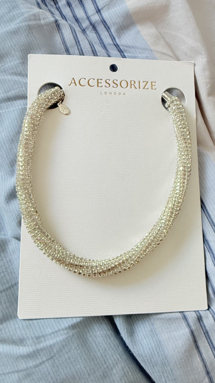 BNWT Accessorize Silver Plated Necklace. Bargain!