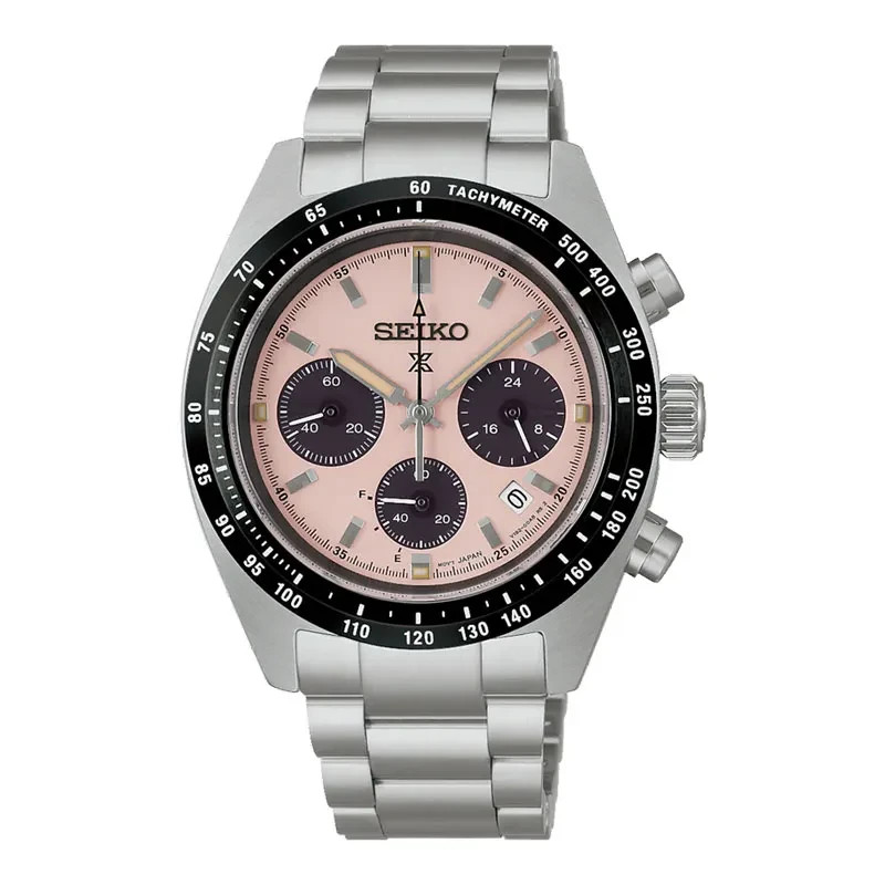 Seiko Prospex SSC963P1 Speedtimer Youngtimer Solar Chrono Pale Stainless Steel