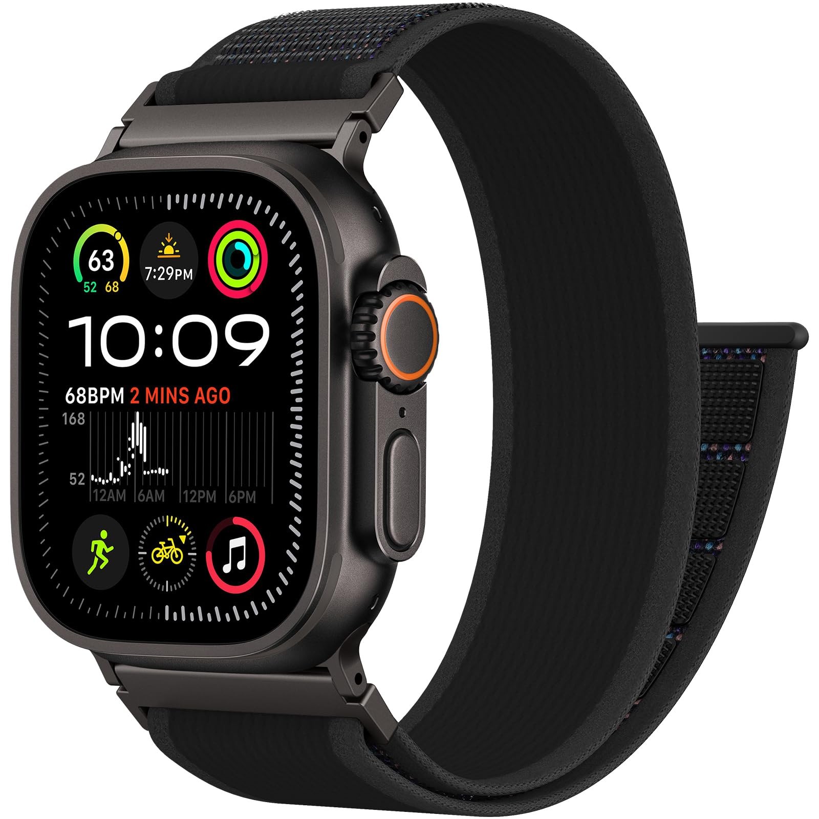 Trail Loop Nylon Sport Band Compatible with Apple Watch Ultra 3 2 Band for Me…