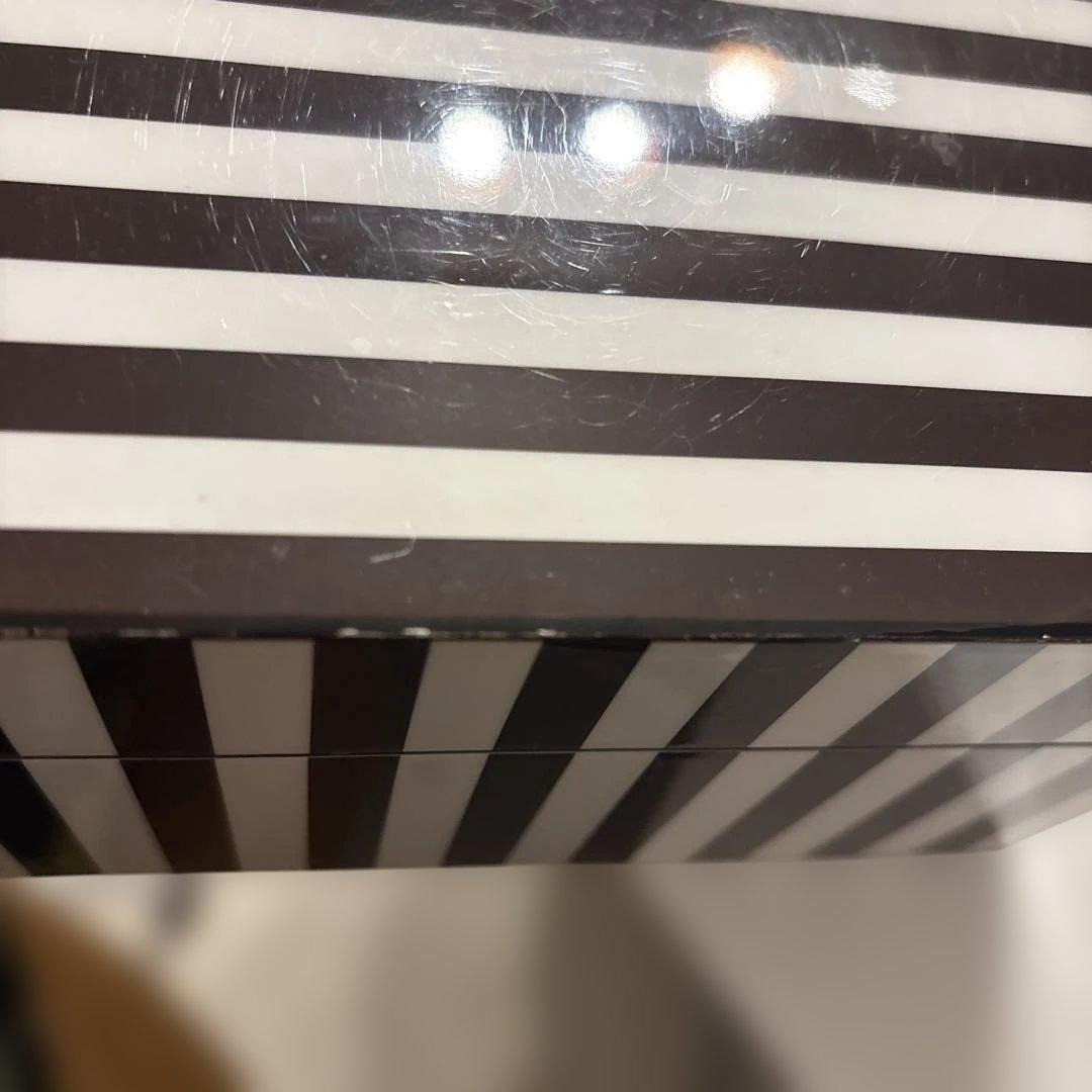 Rare Henri Bendel New York Jewelry Box Case Vintage stripe