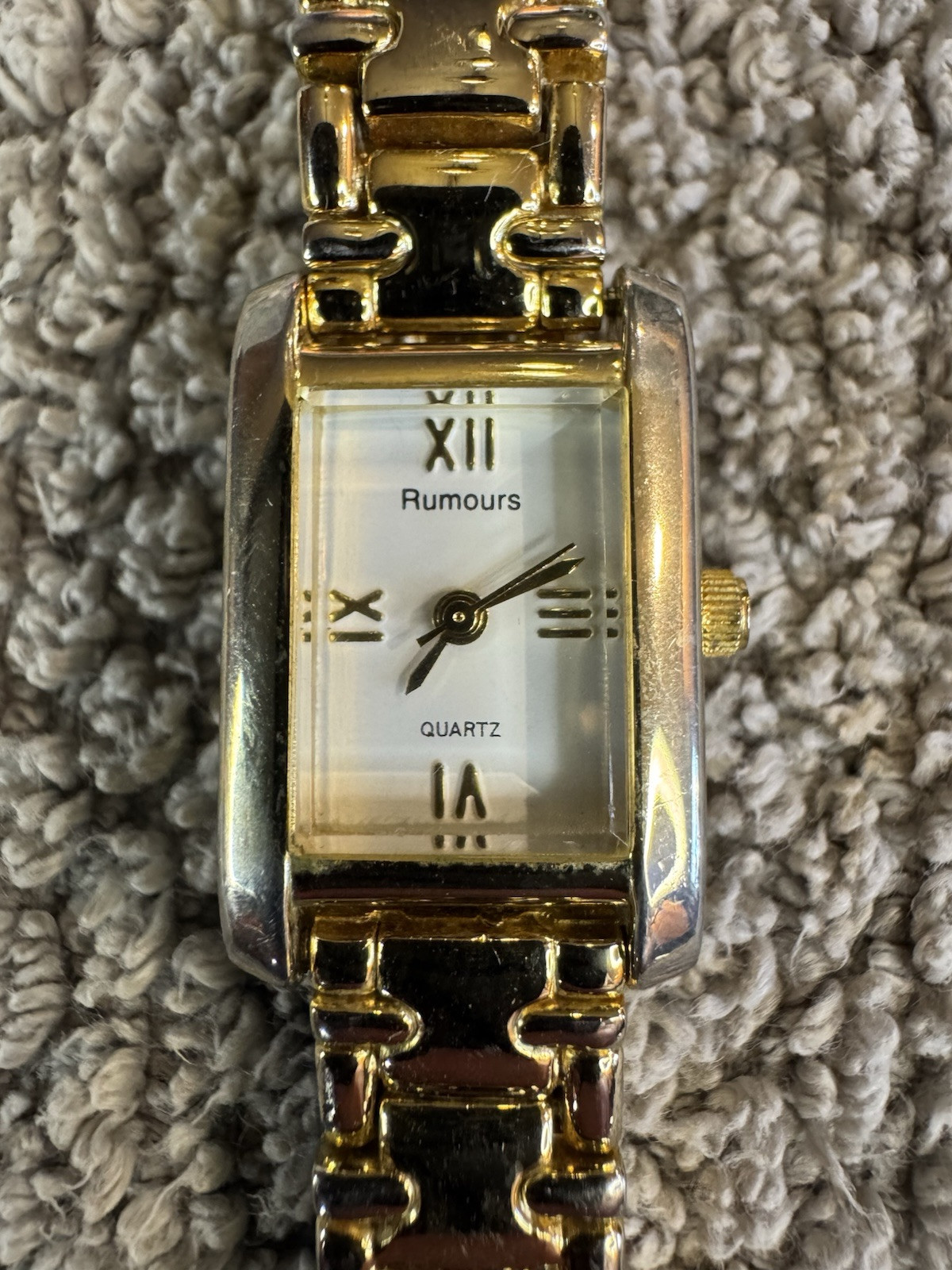 Rumours Ladies Gold Tone Watch New Battery length is Approx 6 inches