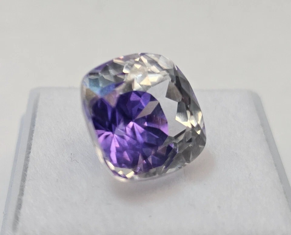 EGL Certified Gemstone Pitambari Sapphire Cushion Cut 13+Ct Natural Loose