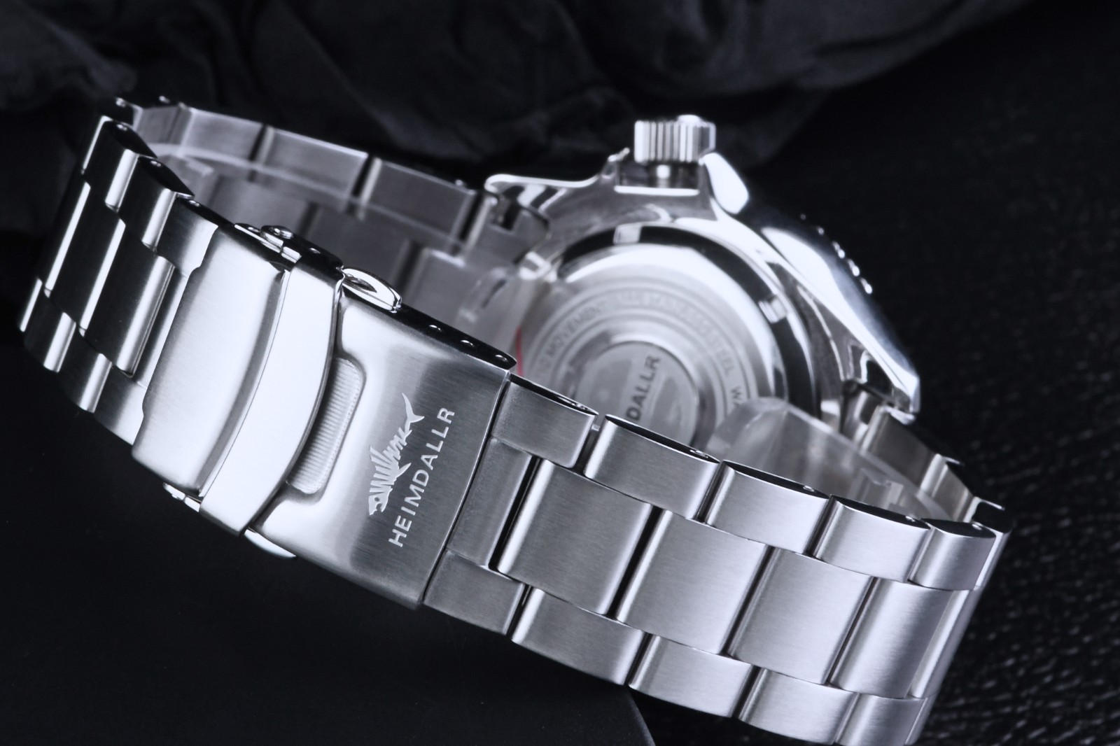 Heimdallr Sharky Racing Bezel NH36 Day Date 200M Automatic Diver Watch C3 41mm