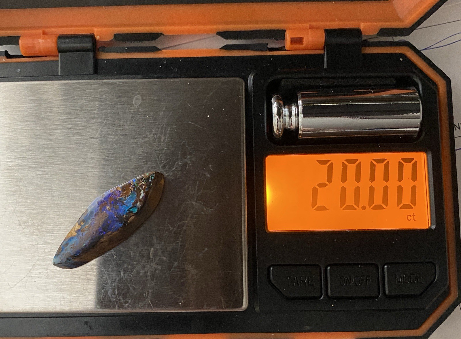 Australian Boulder Opal 20 Ct READ