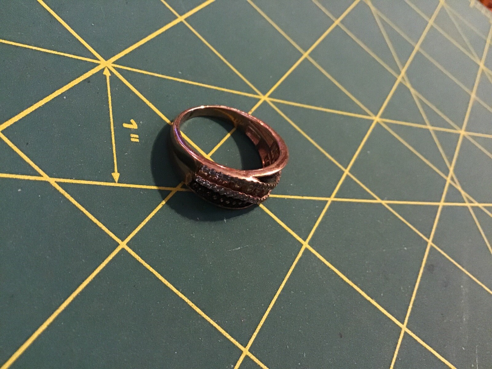 Fuzion Creations CZ “Ring Sterling Silver Size 8.5 CN FZN