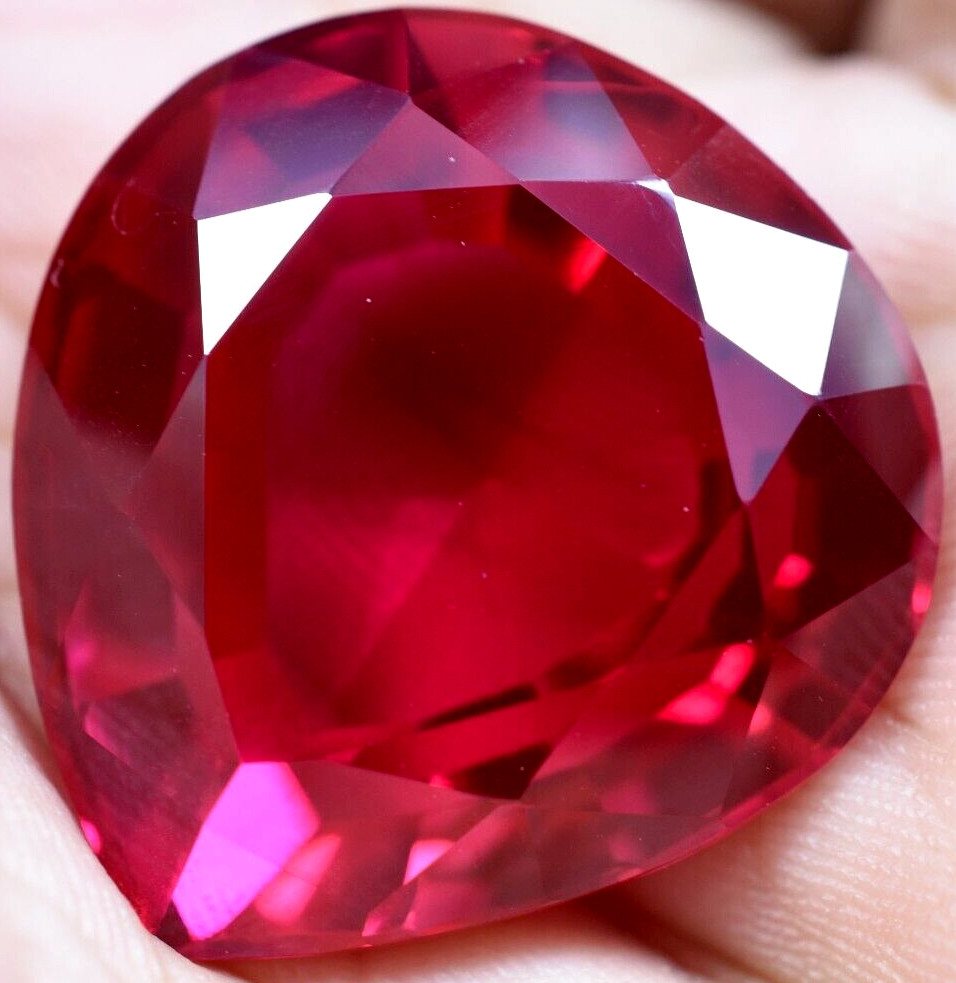 Natural 68.10 Ct Mogok Pink Huge Ruby Sparkling GGL Certified Loose Gemstone