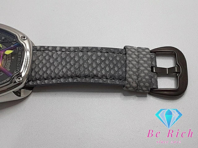 Dietrich Organic Time Men’s Watch SS Leather Silver Gray From Japan