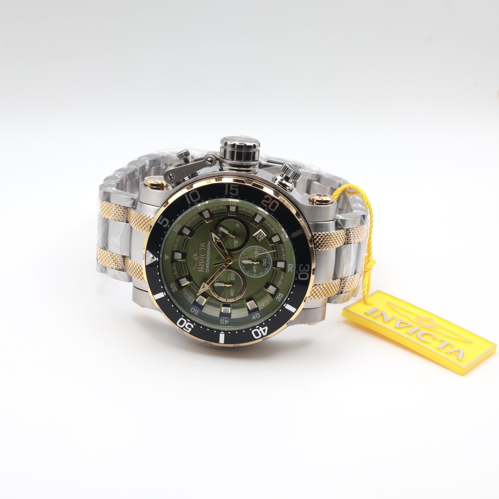 Invicta Coalition Forces Night Hawk Men’s Watch – 52mm. Gold, Steel 49225