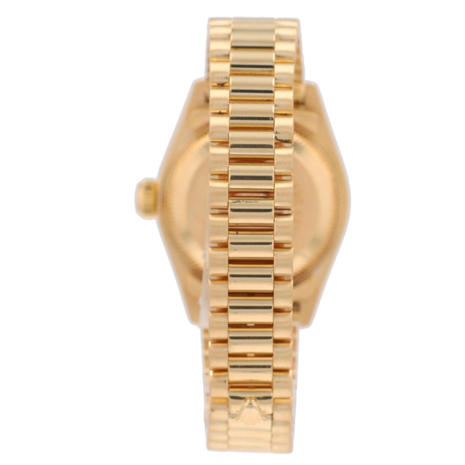 Rolex Ladies Datejust 69178 18KY Solid Gold White MOP Diamond President Watch