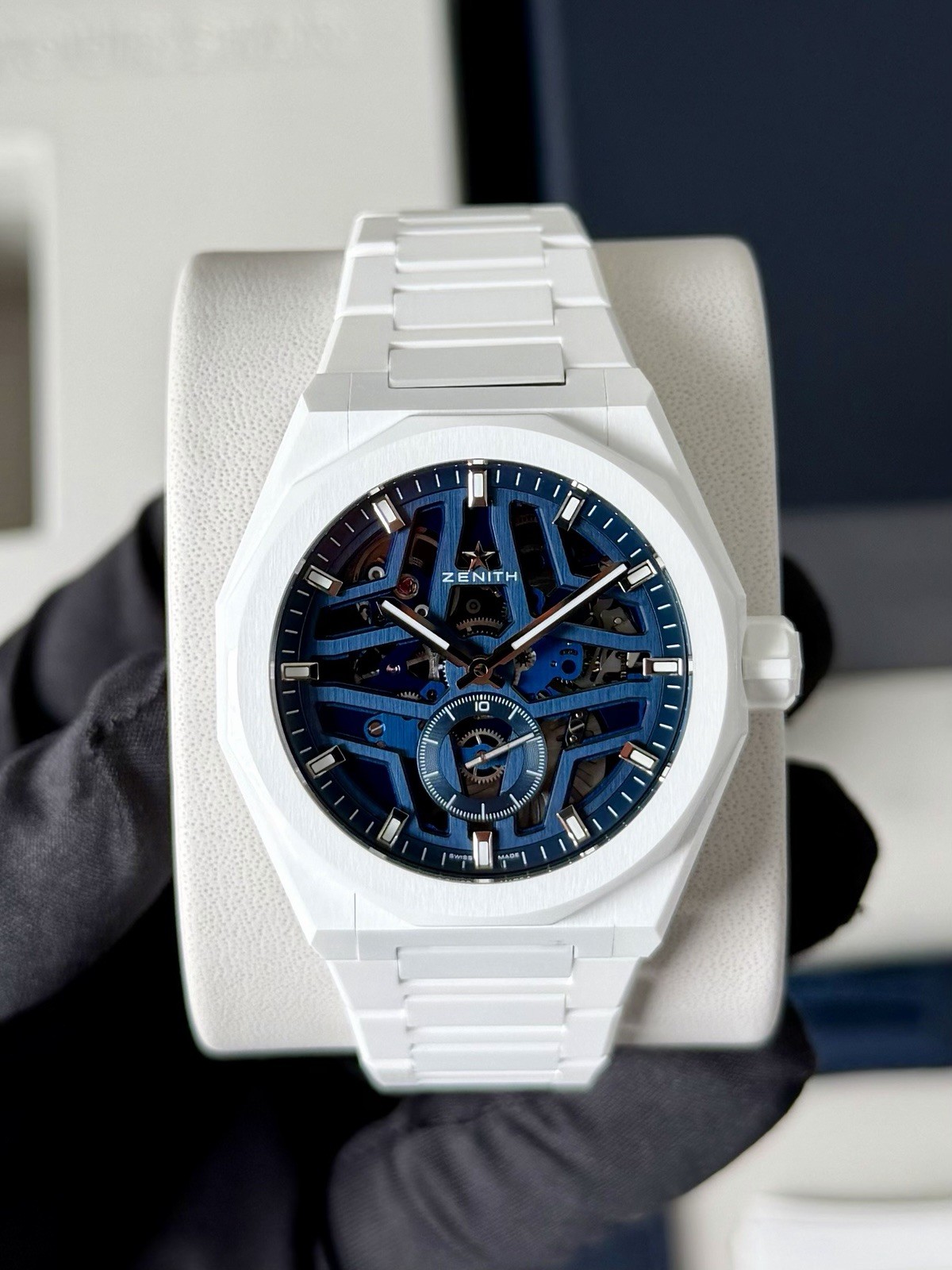 Zenith Defy Skyline Skeleton White Ceramic 2026 Full Set 49.9301.3620/79.I001