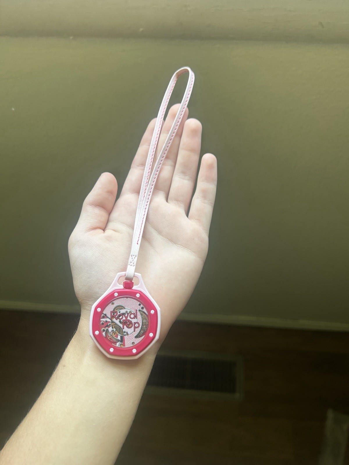 Swatch Royal Pop Otto Rosso Pink Quartz Analog 41mm Silicone Watch w/ Box
