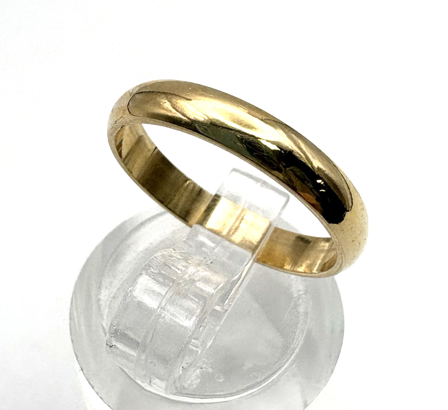 estate 14k yellow 3mm gold band 1.95g sz5.5 $1000 #739