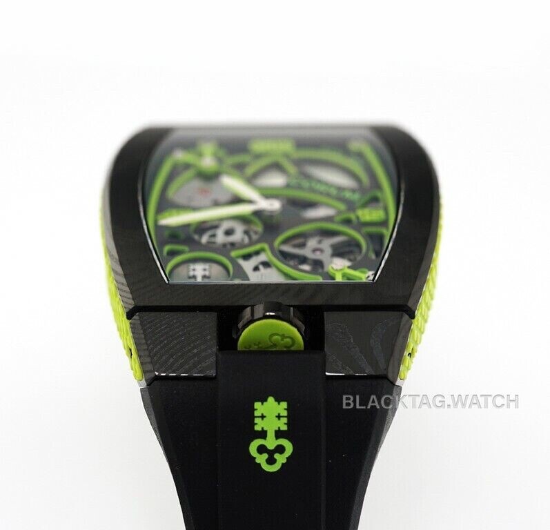 Corum Lab 01 Damascus Steel Green Wristwatch Z410/03954 – 410.100.43/F371 AV01