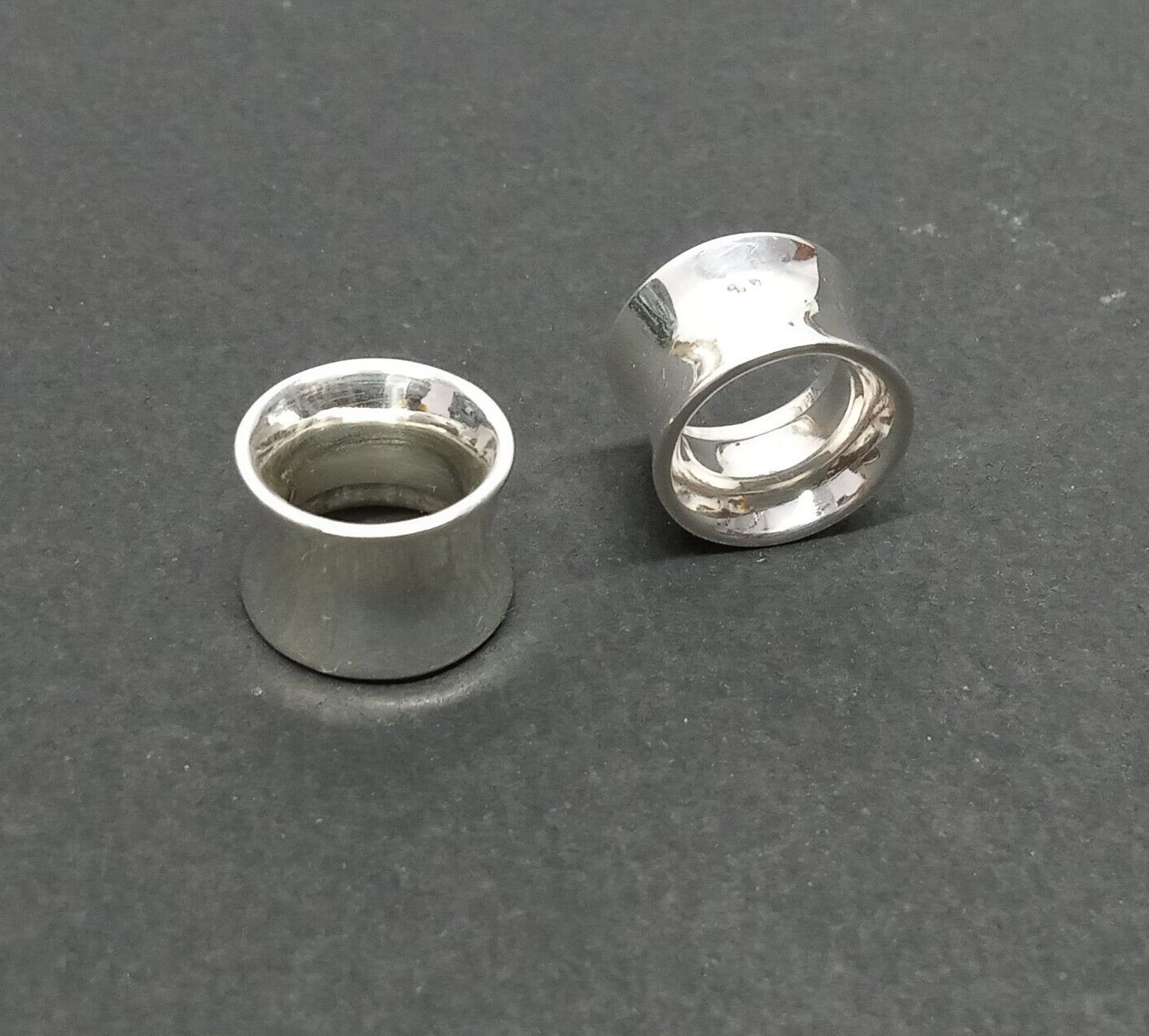 925 Sterling Silver Tunnel, Circle Tunnel Plugs, Silver Tunnel Gauges, Ear Plugs