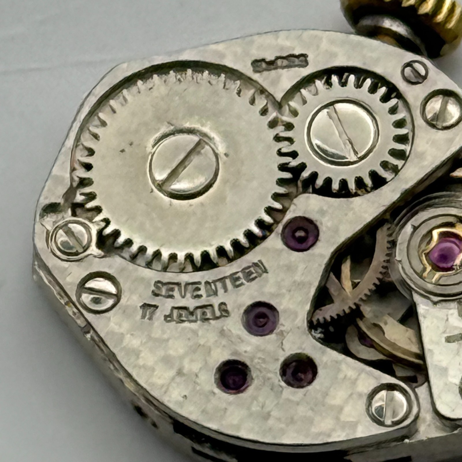 FHF 69-21 Watch Movement Uno 17 Jewels Swiss Manual Wind Parts Repair 15.3mm