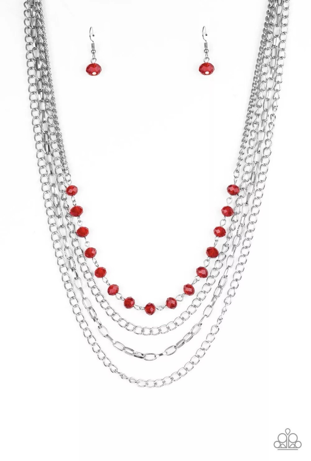 NWT Paparazzi Extravagant Elegance Necklace and Earrings Set