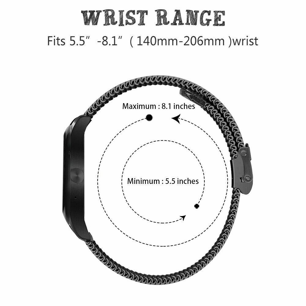 20mm Fr Garmin Forerunner 168 music Watch Band Slim Wrist Strap Bracelet Premium