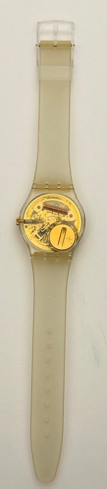 NWT NOS 1992 Swatch #1 “Golden Jelly” GZ115 Box -COA-