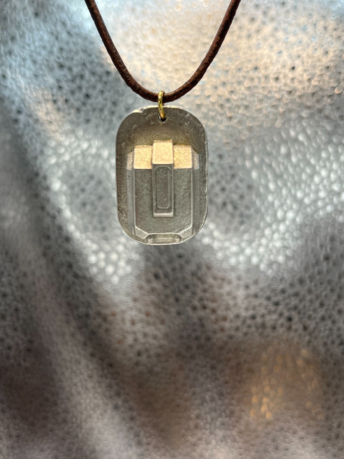 Metal Casted Overwatch “Bastion” Damage Hero Resin 3D Printed Necklace Design