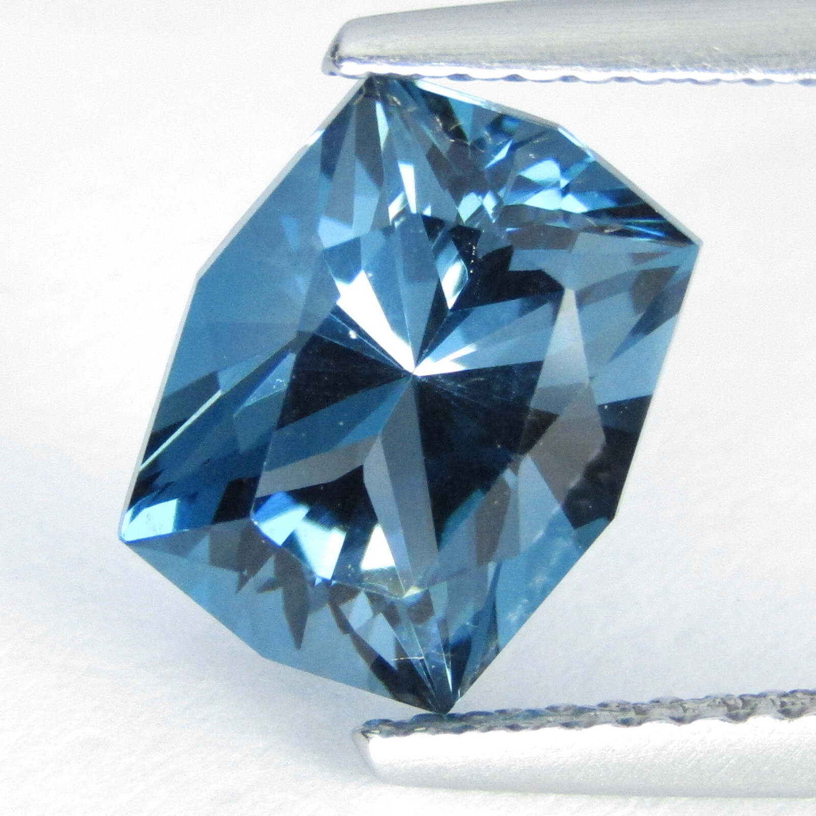 3.38Cts Ravishing Natural London Blue Topaz Collection Cushion Custom Cut Gem