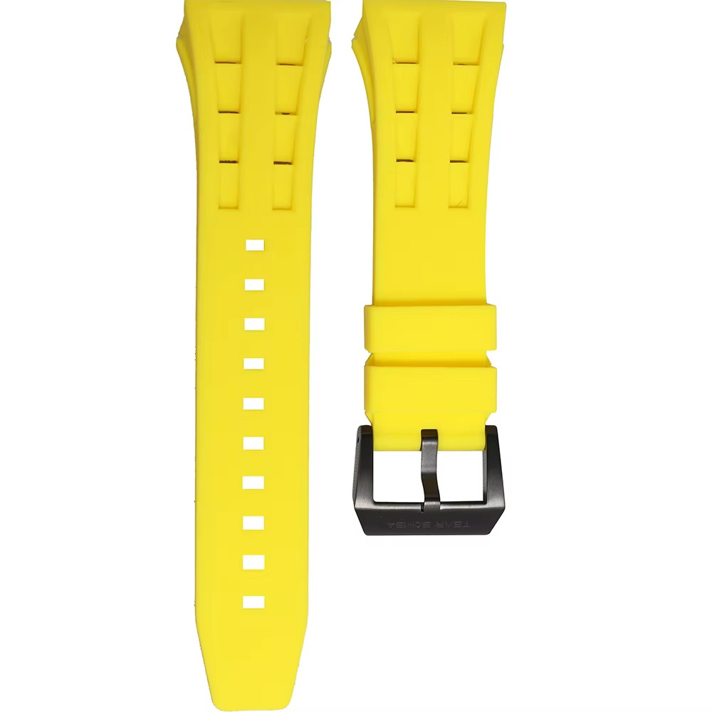 FKM Rubber Watch Band Strap Fits TSAR BOMBA TB8204 TB8206 TB8207 TB8208 TB8209