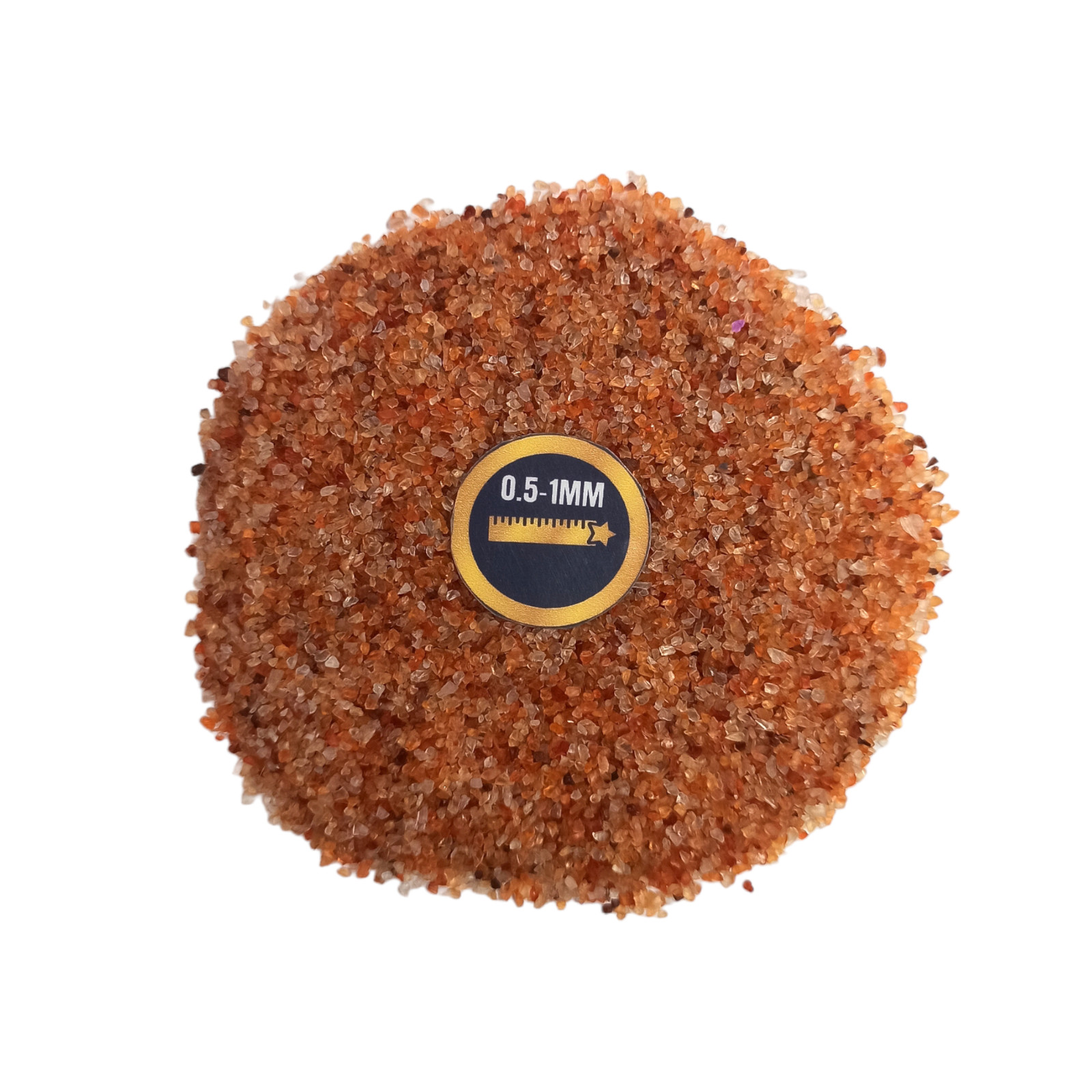 Carnelian gemstone crushed Coarse 0.5-1mm Gemstone For Jewelry Making