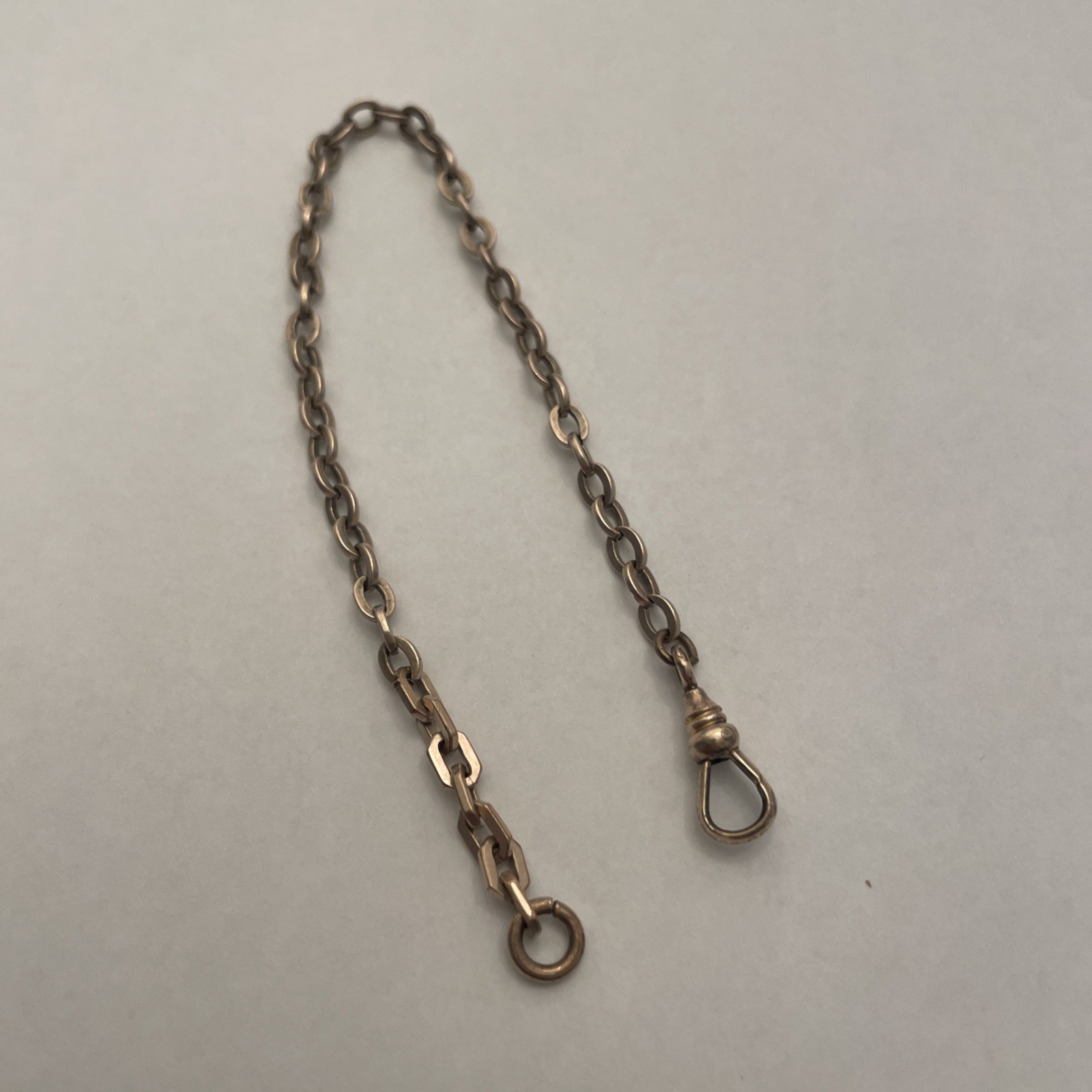 Bliss Bros. Co. Vintage Gold Filled Men’s Pocket Watch Chain 7.5” EUC Vintage