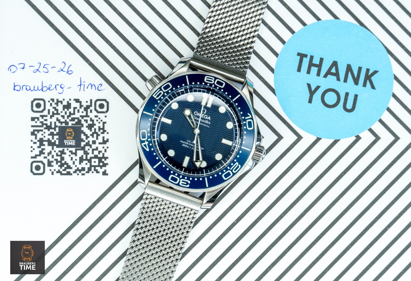 Omega Seamaster Diver 300M James Bond 60th 210.30.42.20.03.002 42mm Box Papers