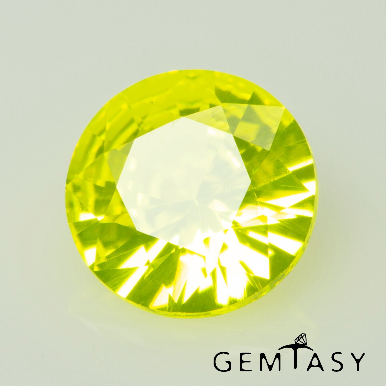 Cut stone – YAG Neon Czochralski (Pulled) lab grown, facet Round 6mm 1.01-1.18ct