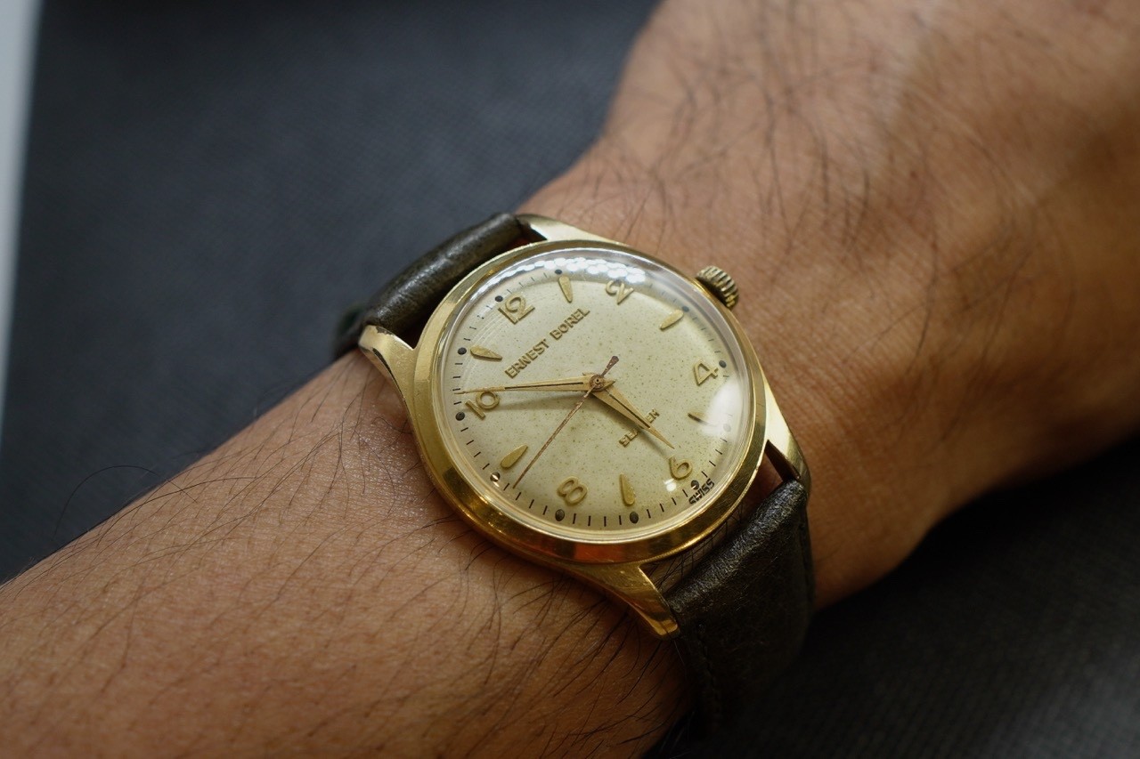 Vintage Ernest Borel Sea Gem – Serviced FHF 67 Manual Wind