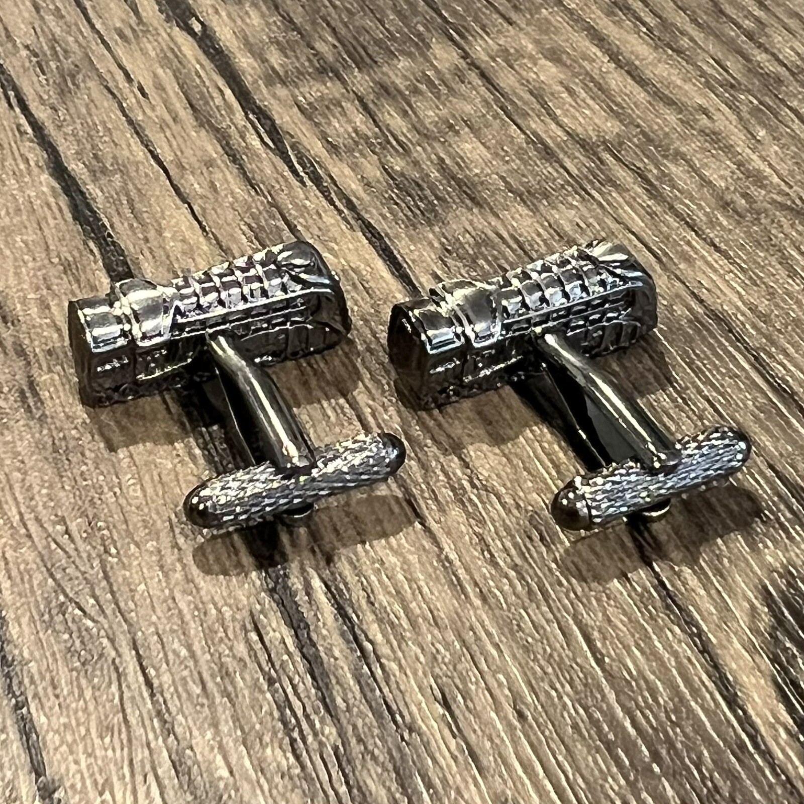 Vintage Style Train Engine Cufflinks In Box For Men Birthday Gift