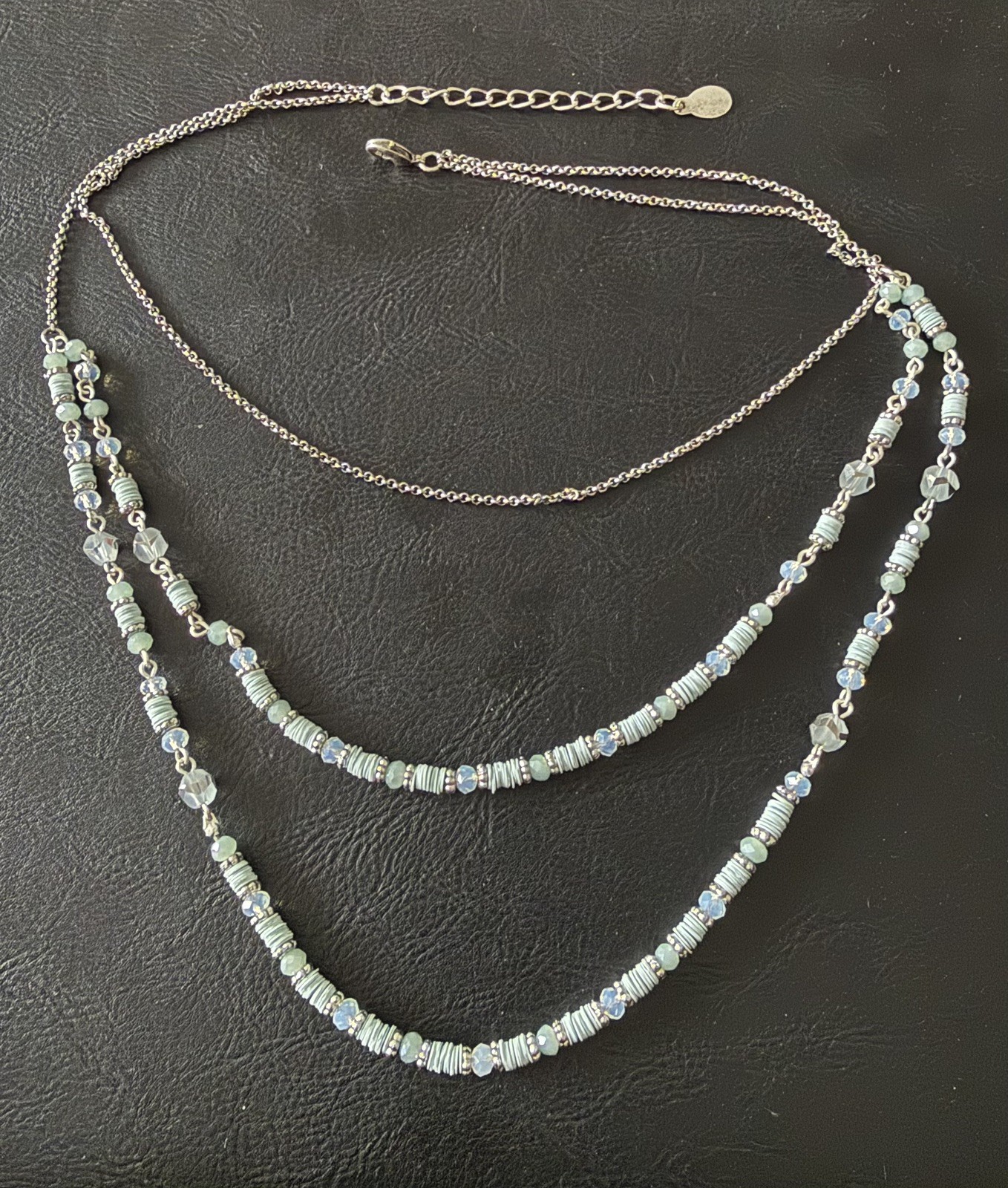 Accessorize Beautiful multi chain necklace.