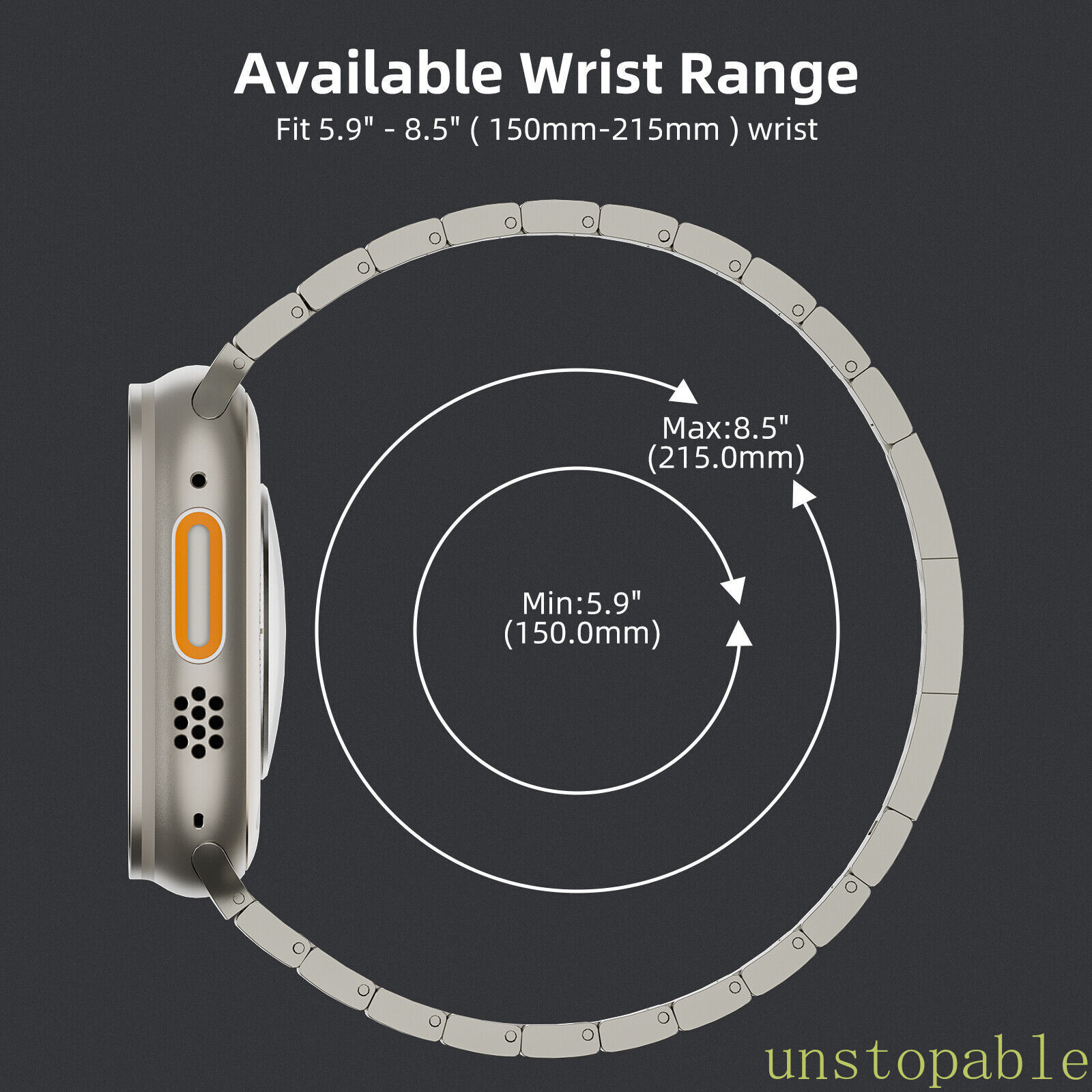 100% Pure Titanium (Not alloy) Watch Band Strap For Apple Watch Ultra 3 2 1 49mm