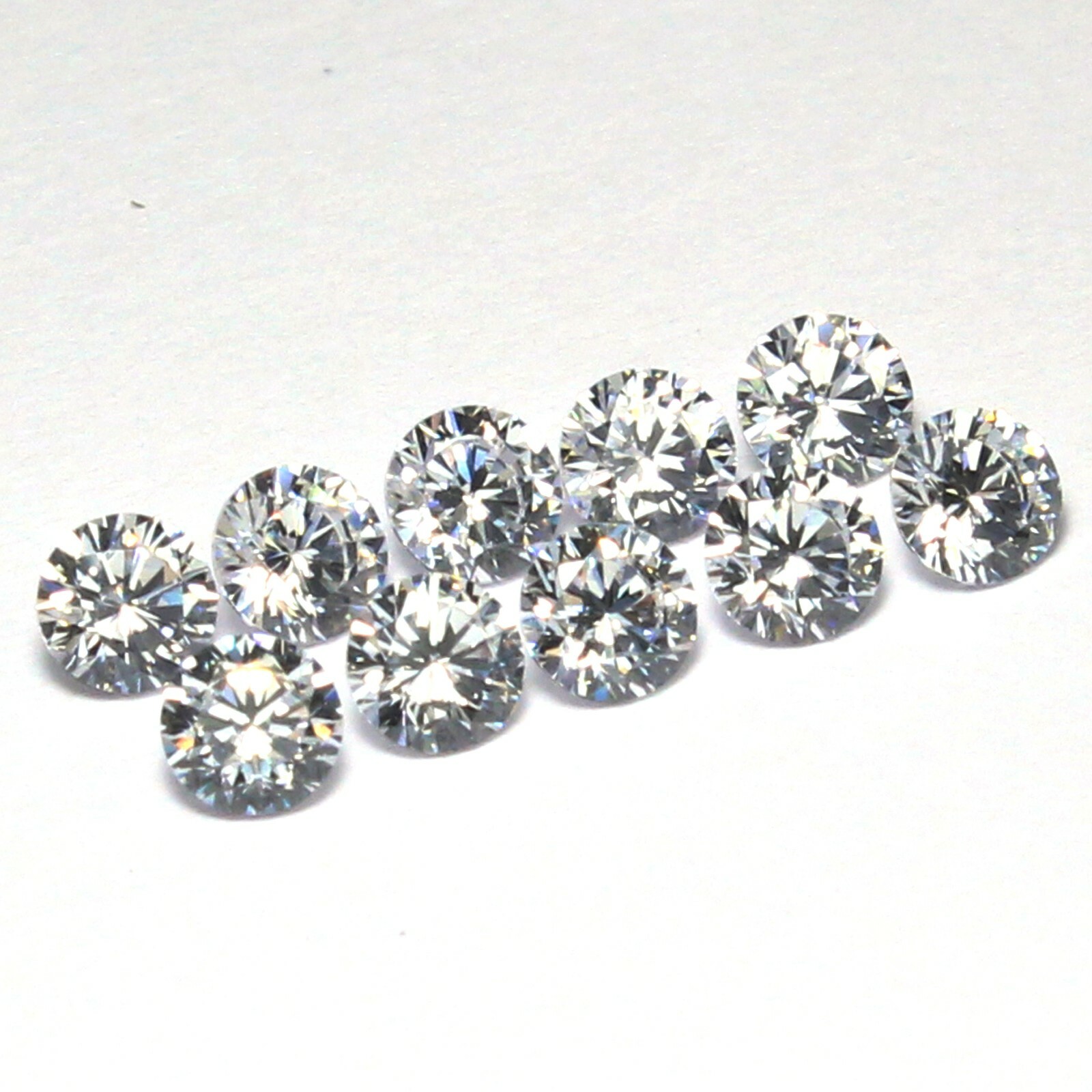 Natural 4.00 mm Round D Color VVS1 Clarity Brilliant Cut Diamond 10 Pcs Lot