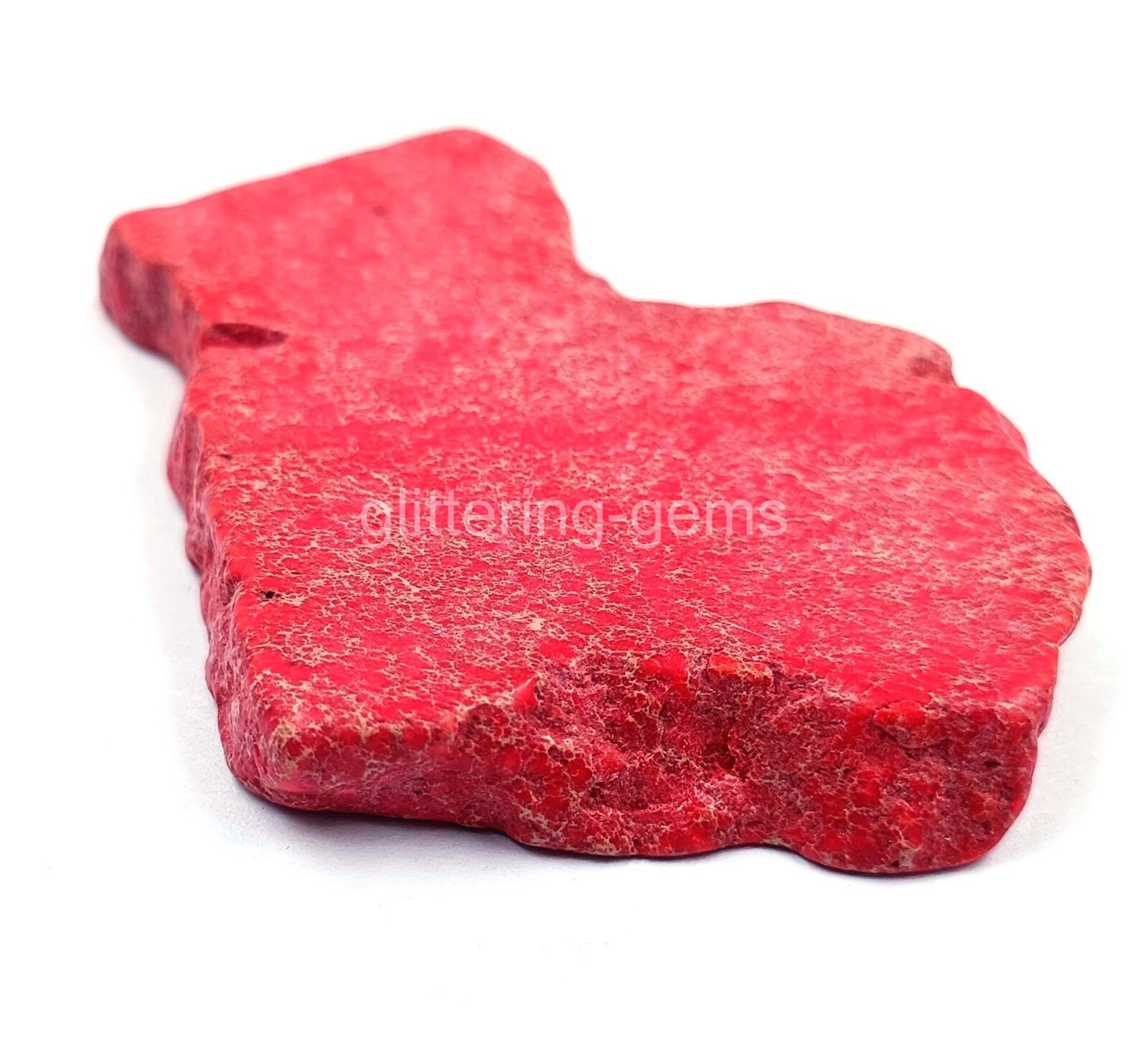 Natural Red Turquoise Arizona Slab Rough 157.00 Ct IGL Certified Gemstone 5AIJ