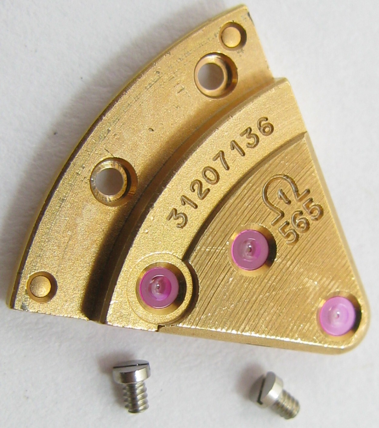 Omega 565 563 562 561 Watch movement part train wheel bridge