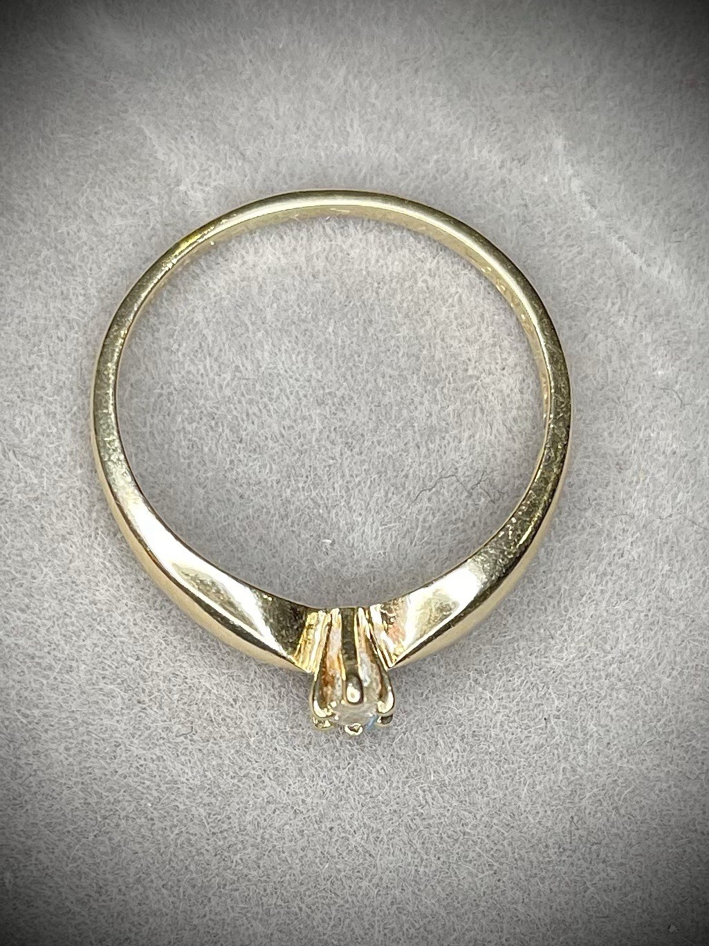 Gabriel & Co. Diamonds & Gold ~~ Literally the Cutest Ring ~~ Size 5.5