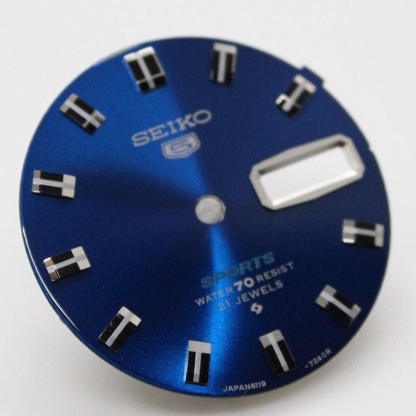 Blue Dial for Vintage Seiko Rally 6119-7170 , 6119-7173 Diver Sport 6119 diver