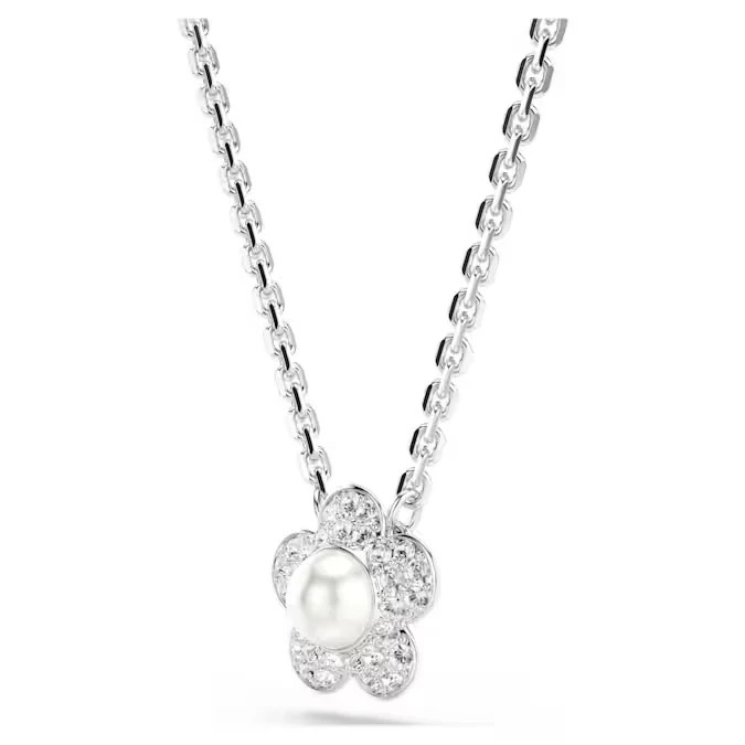 Ariana Grande x Swarovski Necklaces Flower-shape Inlaid Pearl