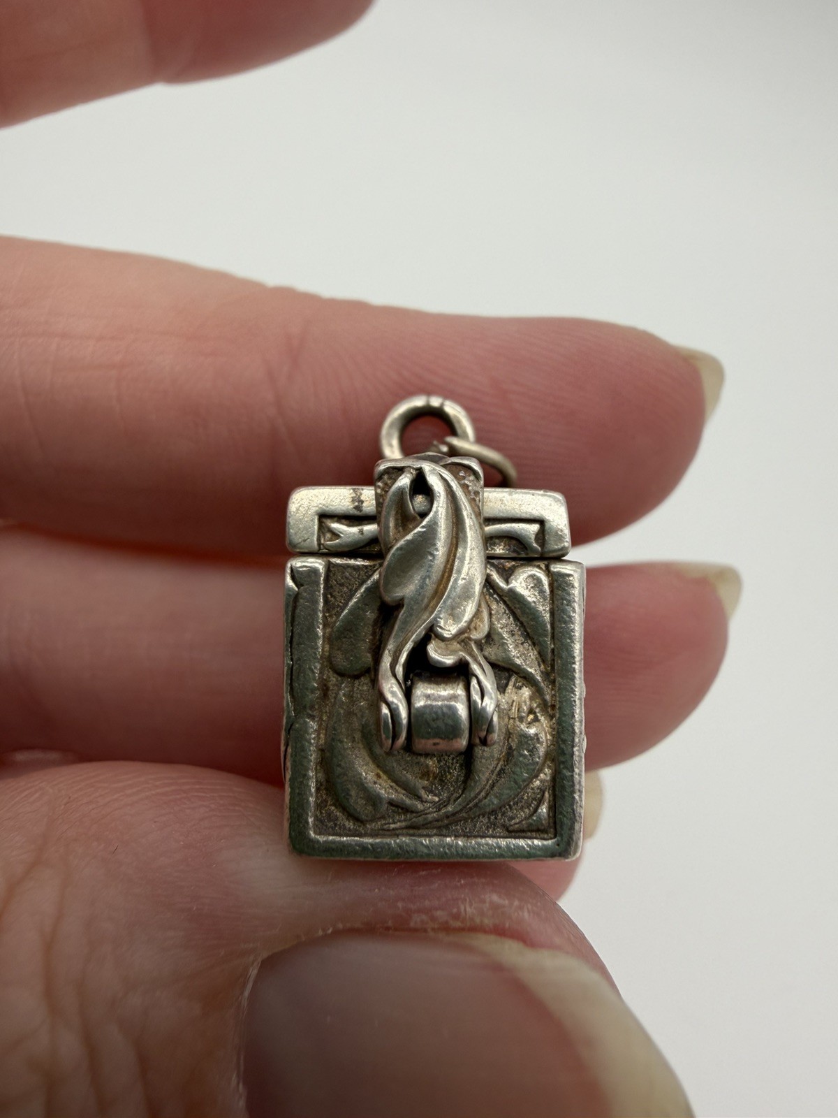 Lot of 6 Vintage Sterling Silver Hinge Movable Opening Mechanical Charms