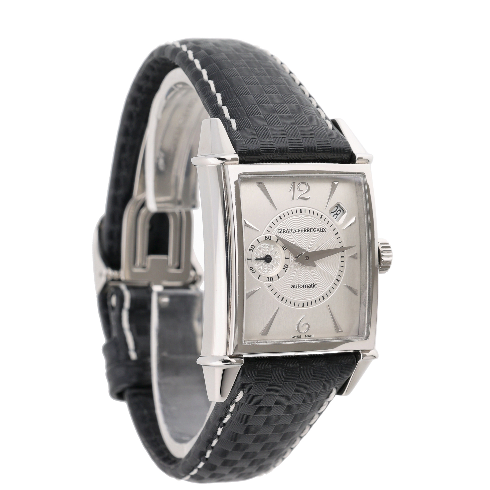 Girard Perregaux Vintage 1945 25932 with 28mm Steel case and Silver dial. Exc…