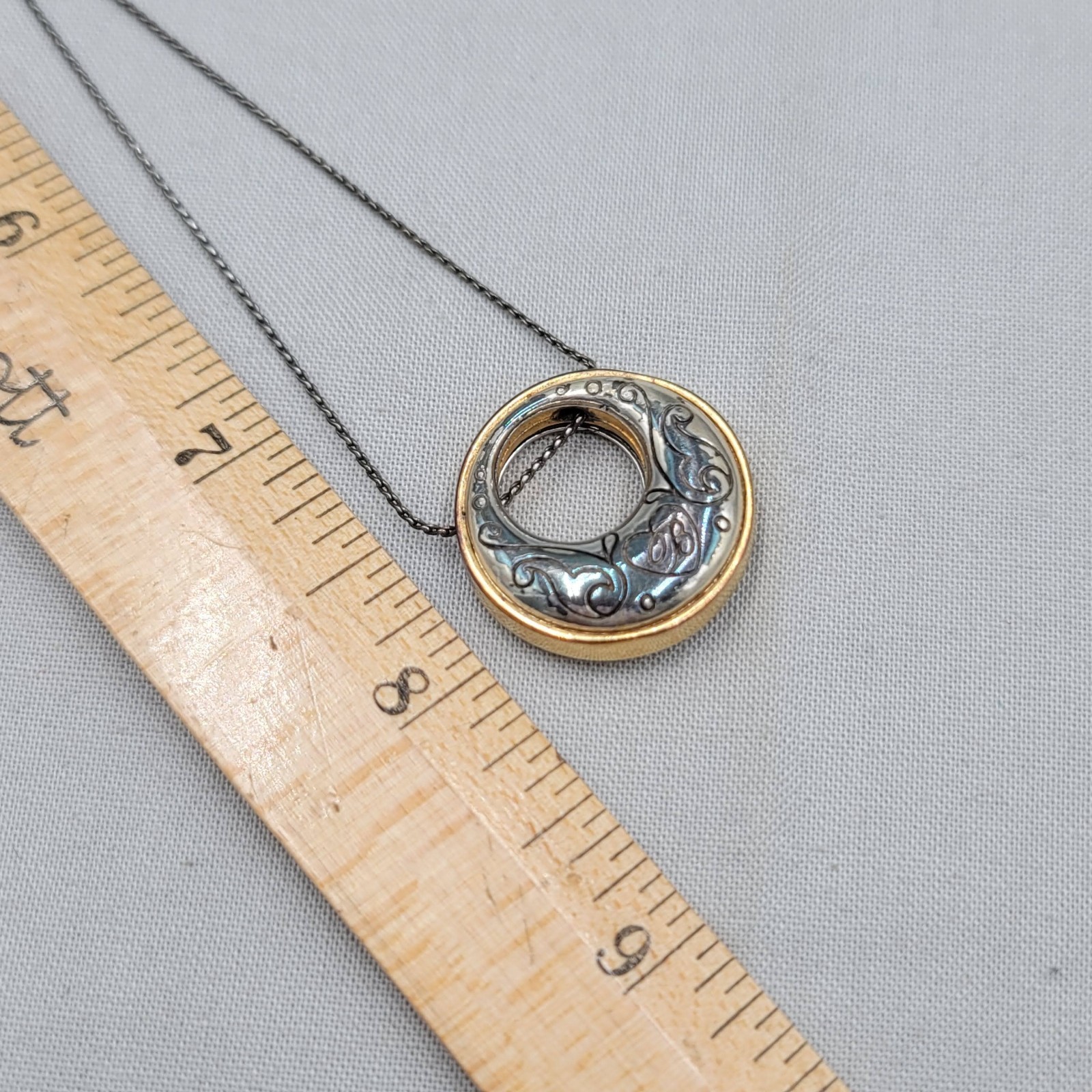 Vintage Brighton Aries Pendant Necklace Silver Plated 16″ – 18″