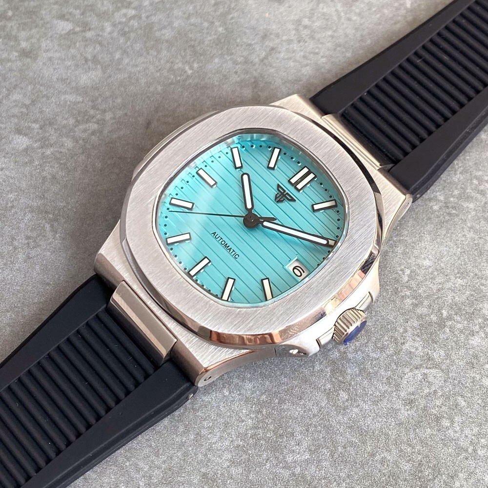 Tandorio 40mm Sapphire 20ATM Lume Automatic NH35A PT5000 Men Mechanical Watch