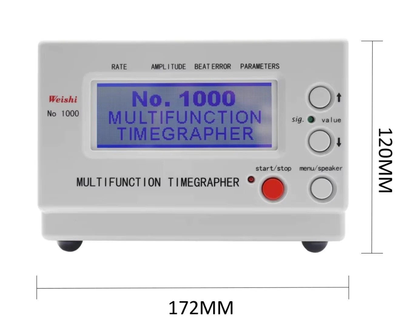 WeiShi NO.1000 1900 Watch Timing Machine Tester Tools Multi-function Timegrapher
